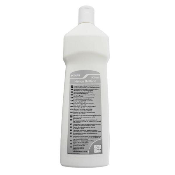 Ecolab - Helios Brillant detergente per acciaio 6x500ml