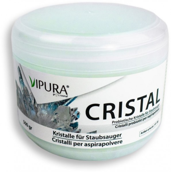 Cristalli profumati e antiacaro per aspirapolvere con e senza sacchetto.Conf. 500 g
