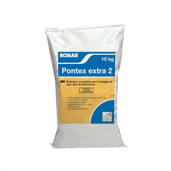 Pontex Extra 2 detersivo lavatrice. Conf. 10 kg